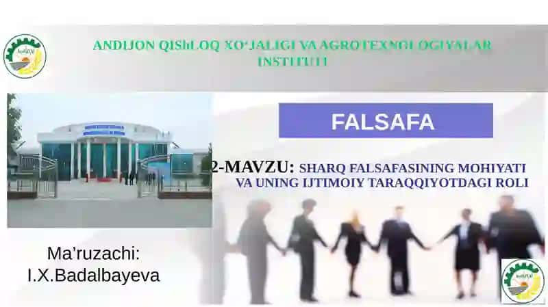 Sharq Falsafasining Mohiyati va Uning Ijtimoiy Taraqqiyotdagi Roli