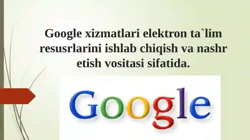Google xizmatlari