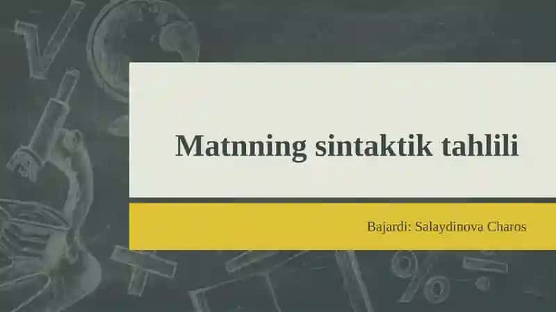 So'zlar va birikmalar