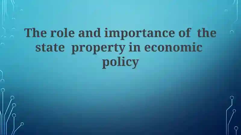 Defining State Property