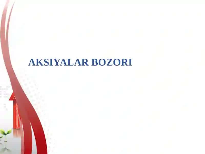 Aksiyalar Bozori