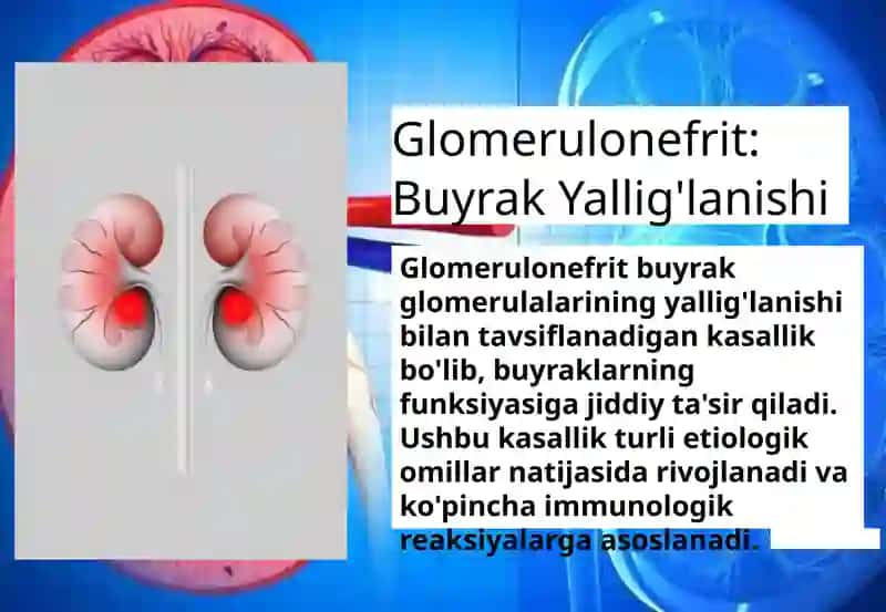 Glomerulonefrit: Buyrak Yallig'lanishi