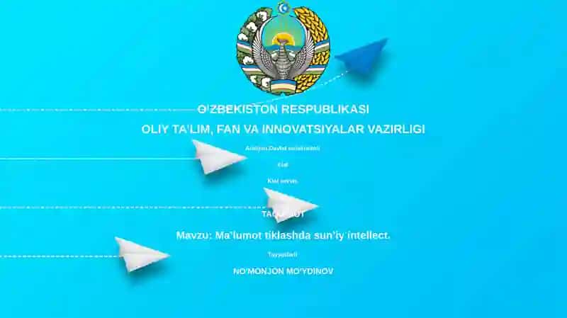 Ma’lumot tiklashda sun’iy intellect