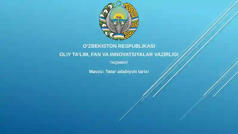 Tatar Adabiyoti Tarixi