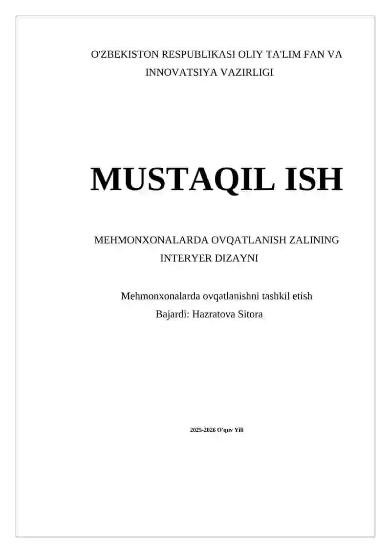Mehmonxonalarda ovqatlanish zali interyer dizayni