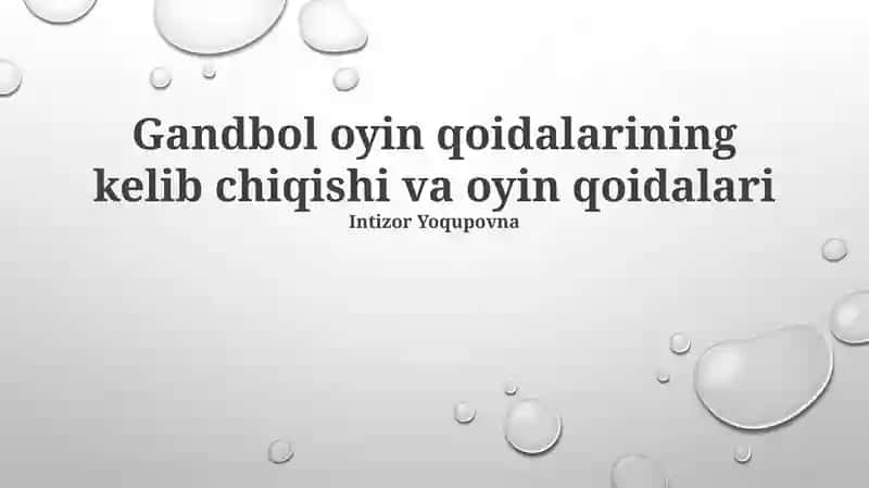 Gandbolning Olimpiada debyuti 1936-yil Berlindagi yozgi Olimpiada o'yinlarida