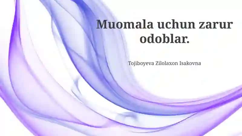 Muloqotda zarur odob-axloq qoidalari