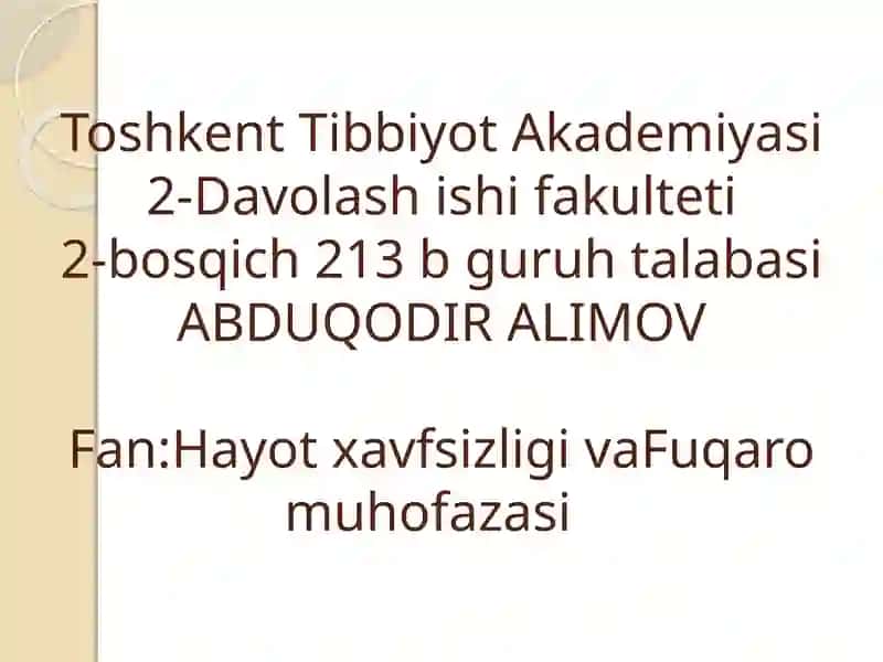 Fuqаrо muhоfаzаsi tibbiyot хizmаti