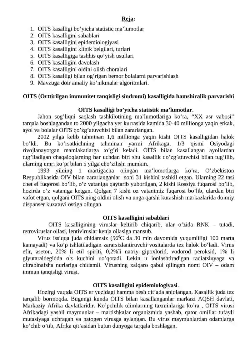 OITS kasalligi