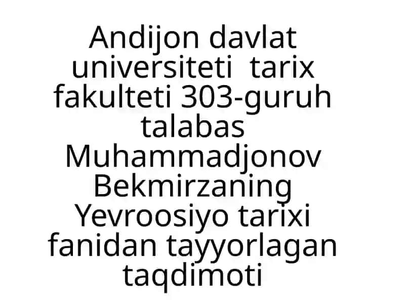 Yevroosiyo tarixi