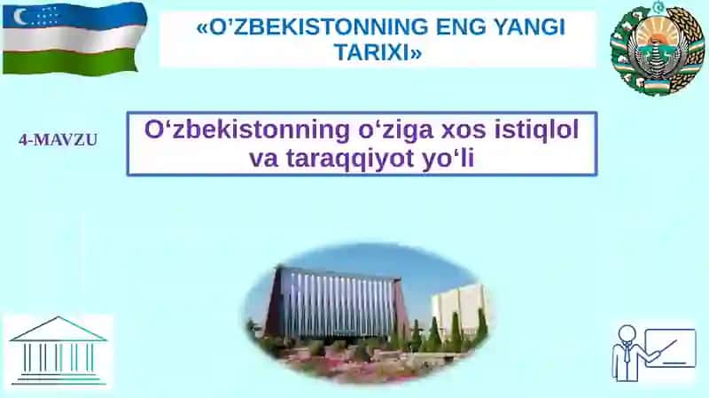 O‘zbekistonningo‘zigaxosistiqlolvataraqqiyotyo‘li