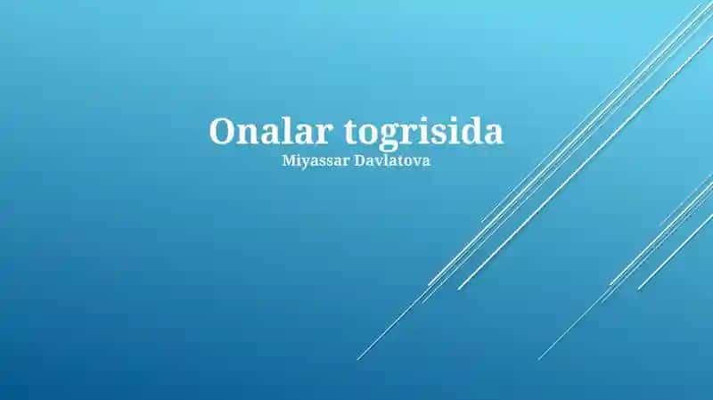 Onalar togrisida
