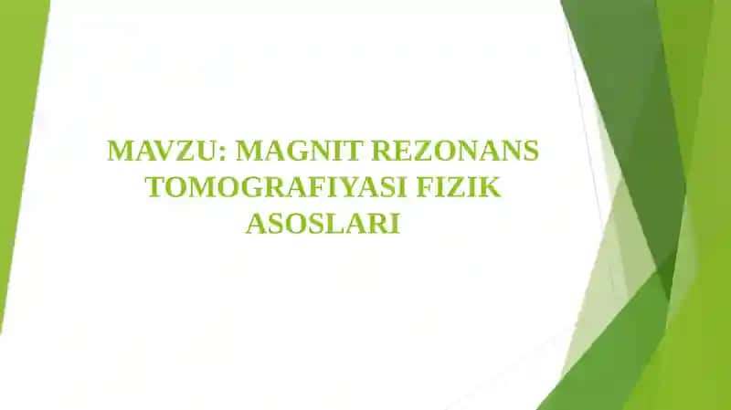 Magnit-rezonans tomografiya