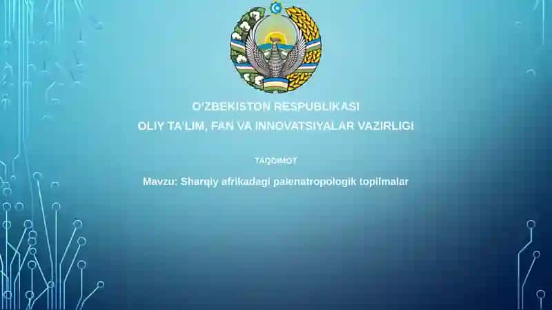 Sharqiy Afrikadagi paleoantropologik topilmalar