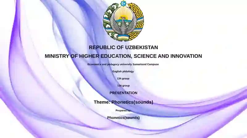 English philology presentation
