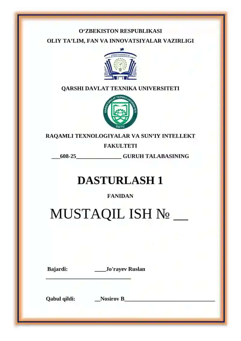 Takrorlanuvchi algoritmlari