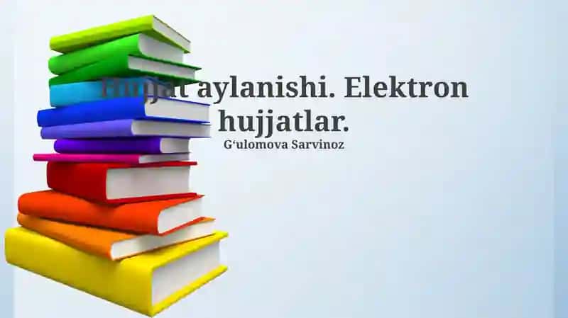 Elektron hujjat aylanishi