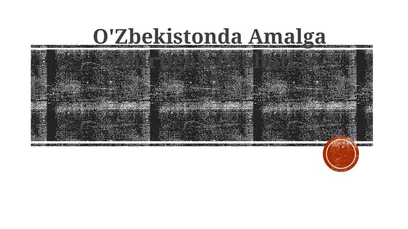 O'Zbekistonda Amalga Oshirilgan Islohotlar
