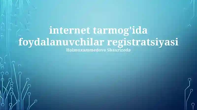 Zamonaviy Ro'yxatdan O'tish Tendentsiyalari va Kelajagi