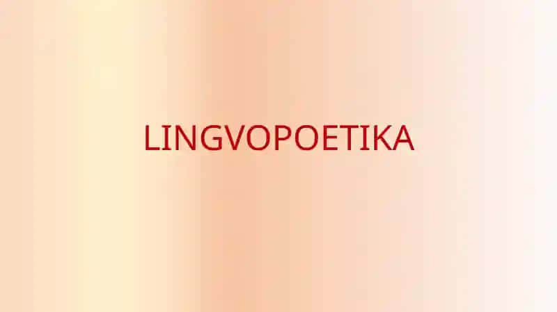 Lingvopoetika