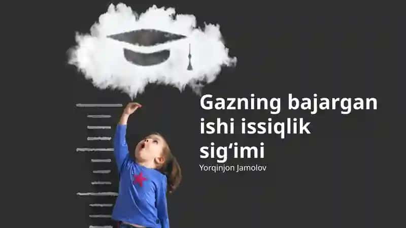 Gazning bajargan ishi issiqlik sigʻimi