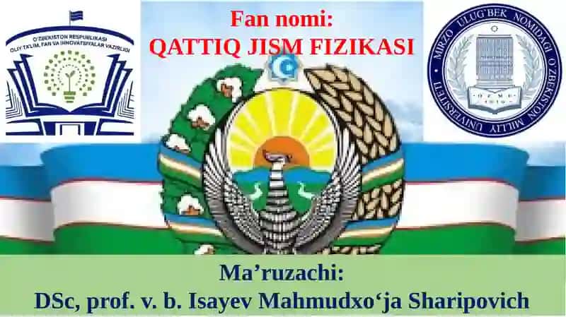 QATTIQ JISM FIZIKASI