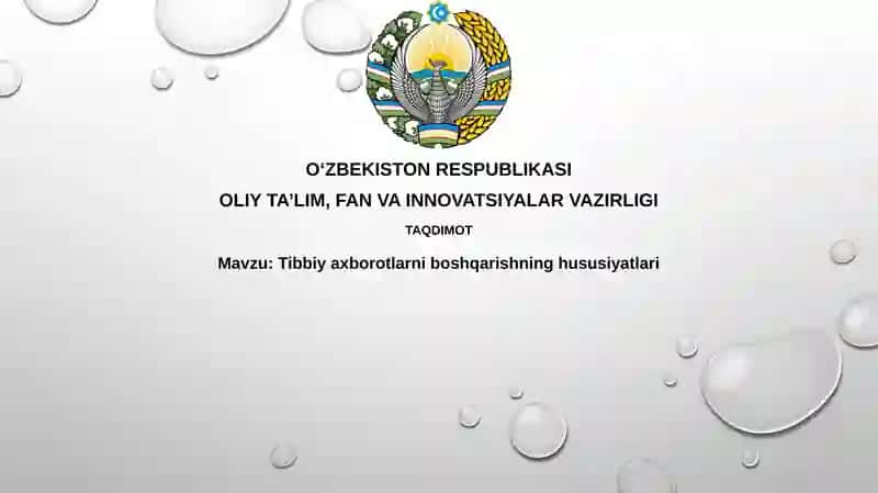 Elektron Tibbiy Yozuvlar (EMR) Tizimlari
