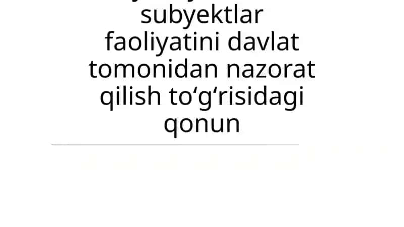 Davlat nazorati
