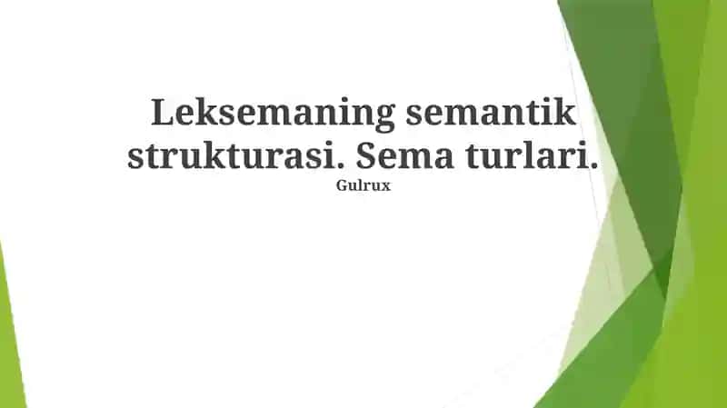 Semantik tahlilning cheklashlari