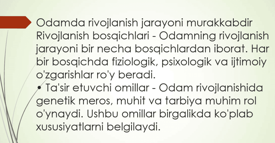 Odam rivojlanishining filogenetik nuqsonlari