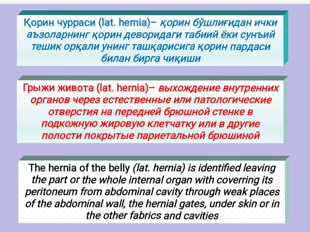 Қорин чурралари