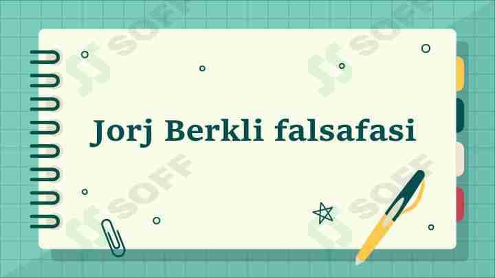 Jorj Berkli falsafasi