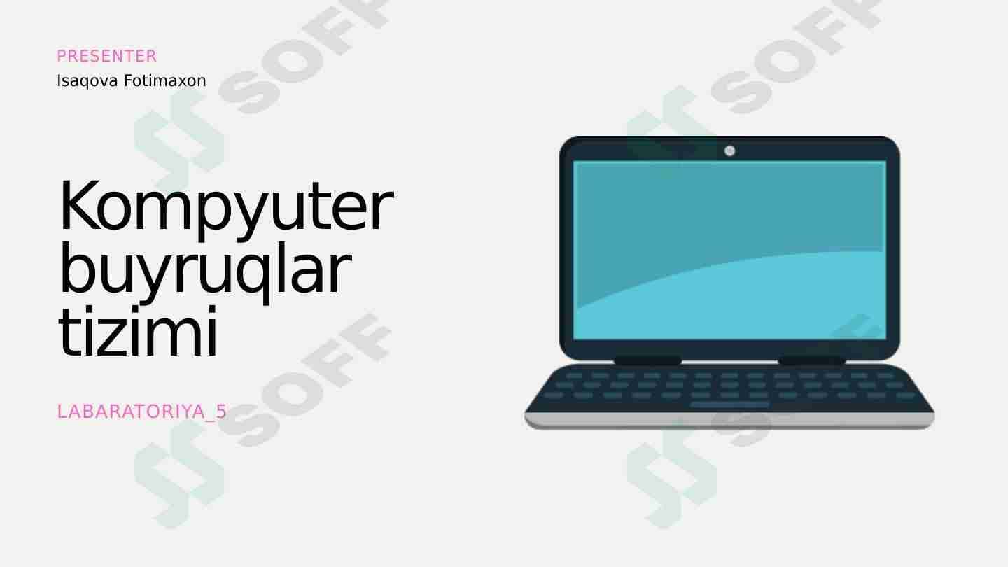 Kompyuter buyruqlar tizimi