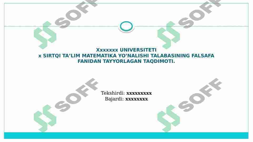 QADRIYAT TUSHUNCHASINING MA'NOSI VA UNING UMUMIY TAVSIFI