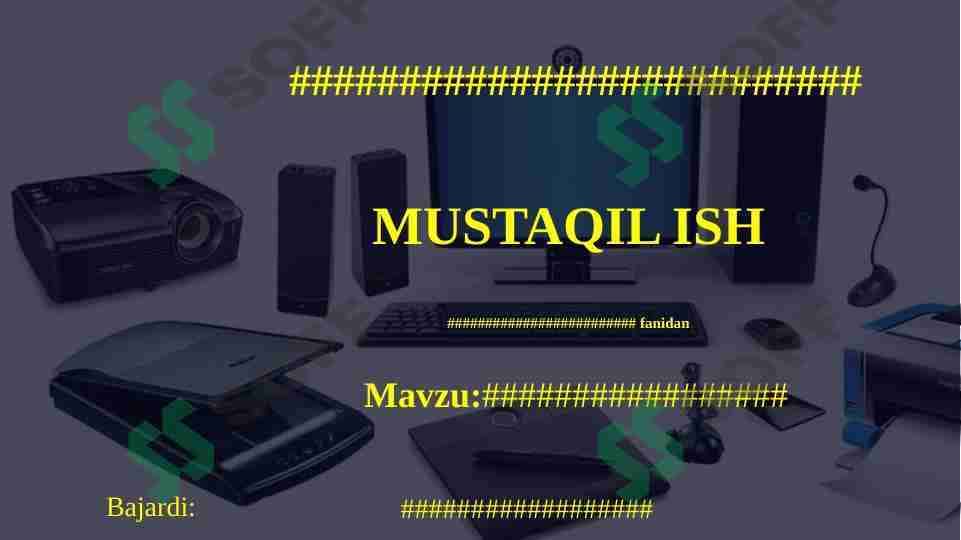 Mathcad dasturiga kirish