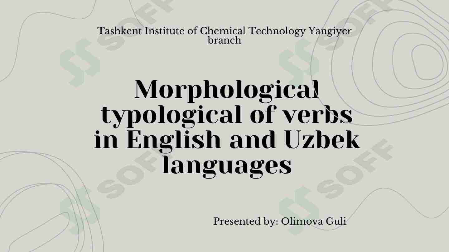Morphological typology