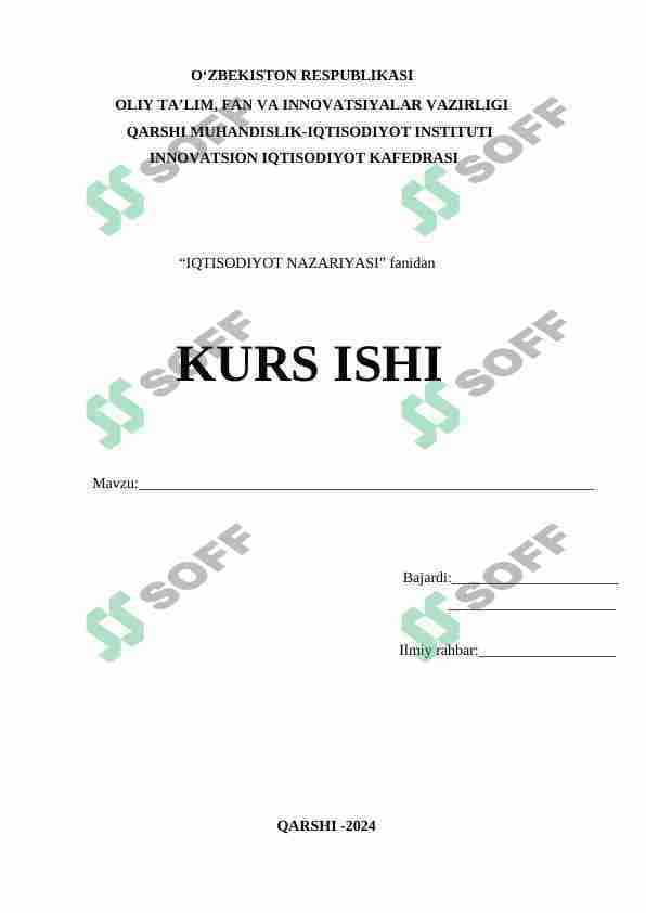 Bozor iqtisodiyotining mazmuni va uning rivojlanishi