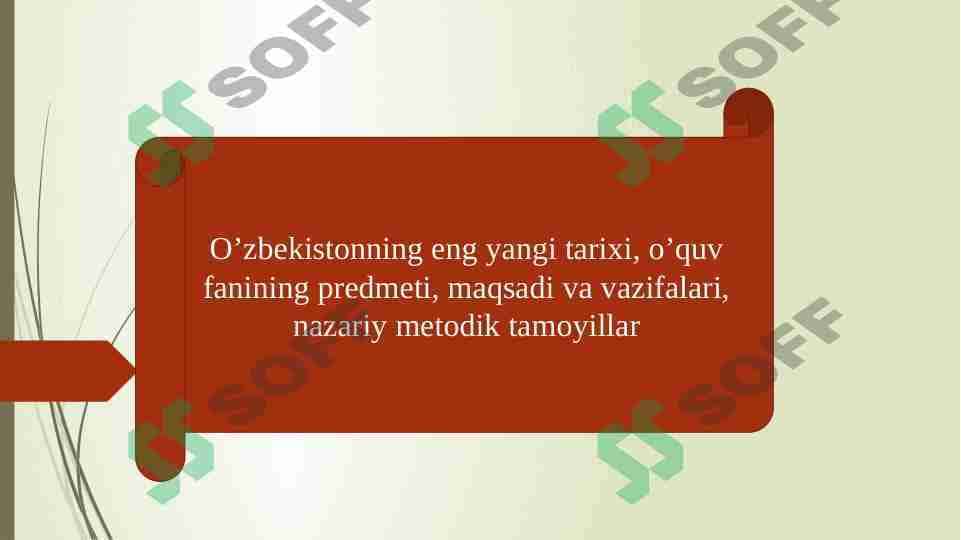 O'zbekistonning eng yangi tarixi