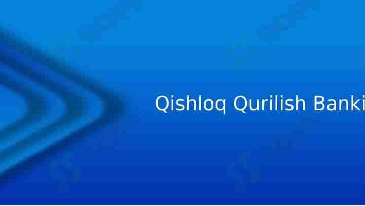 Qishloq Qurilish Bank