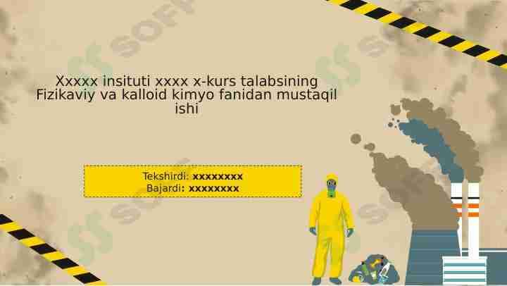 ISHLAB CHIQARISH CHIQINDILARNI UTILIZASYA QILISHDA DISPERS SISTEMALARINING O'RNI