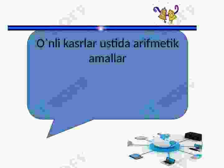 O`nli kasrlar ustida arifmetik amallar