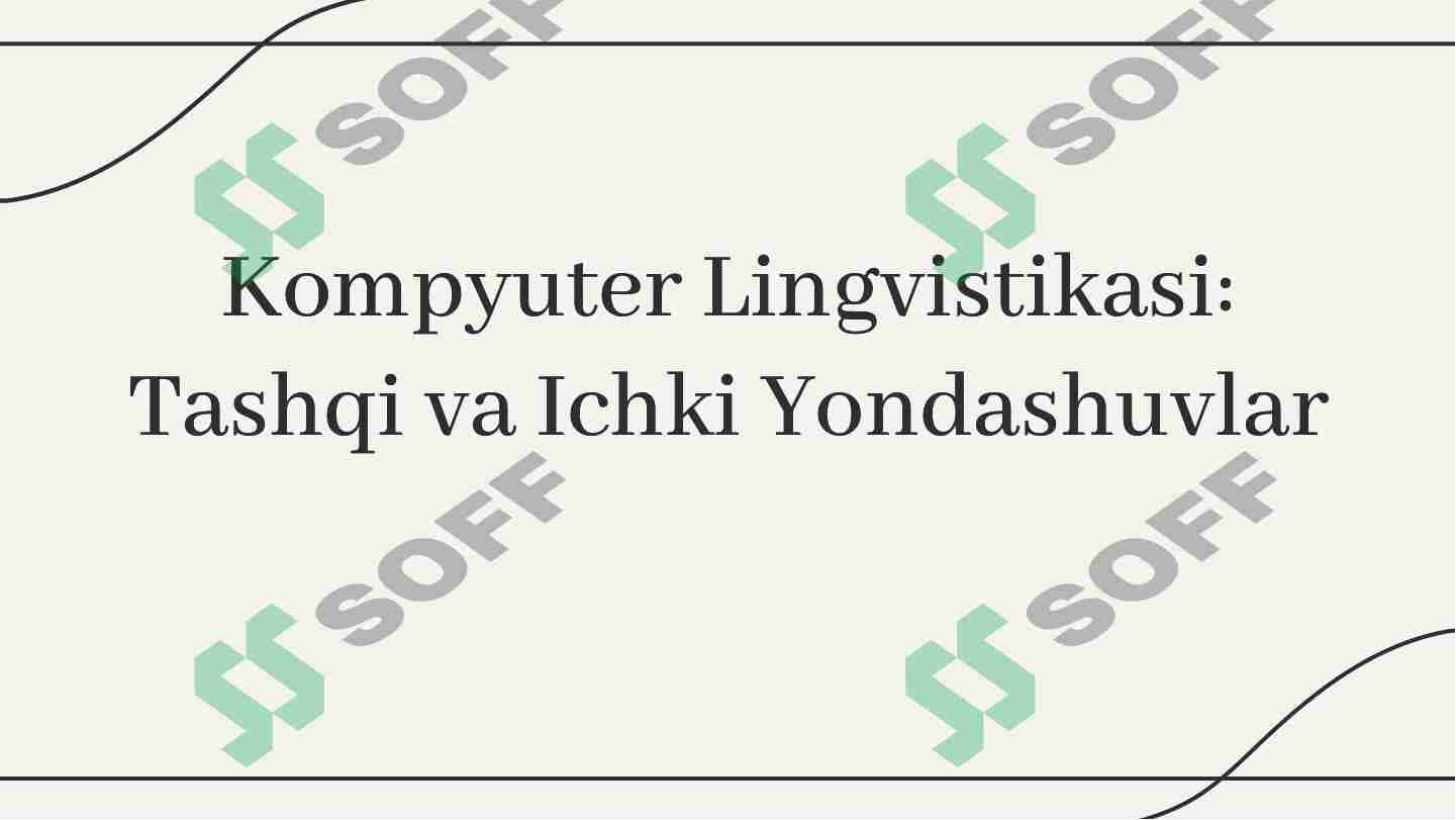 Kompyuter lingvistikasi