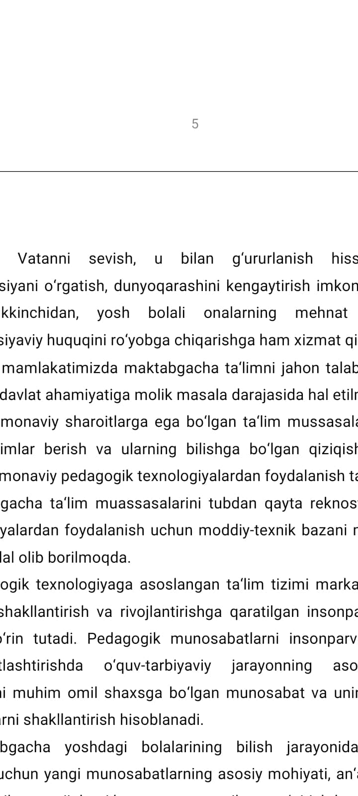 KATTA MAKTABGACHA YOSHDAGI BOLALARNING BILISHGA BOLGAN QIZIQISHLARINI RIVOJLANTIRISH TEXNOLOGIYASI
