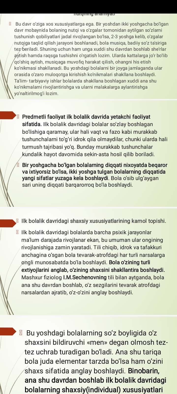 Xorij mamlakatlarida ilk yoshdagi bolalar bilan ishlash metodikasi tizimi