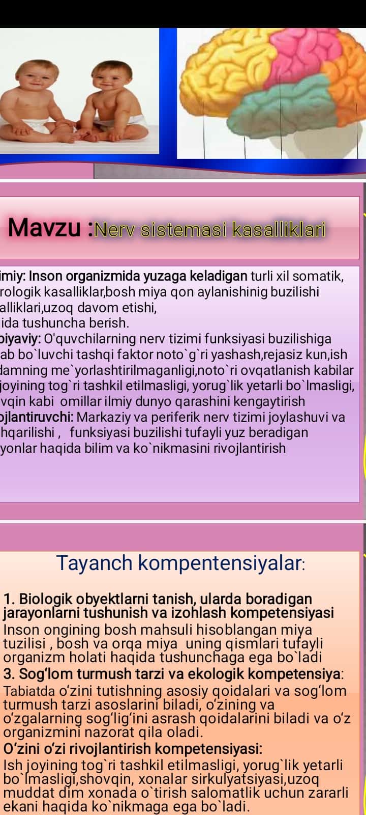 Nerv sistemasi kasalliklari