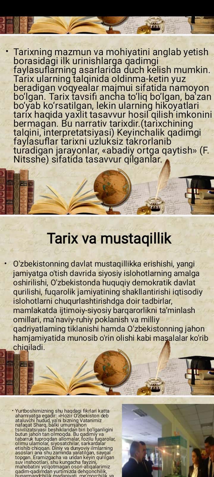 Tarix va zamonlar