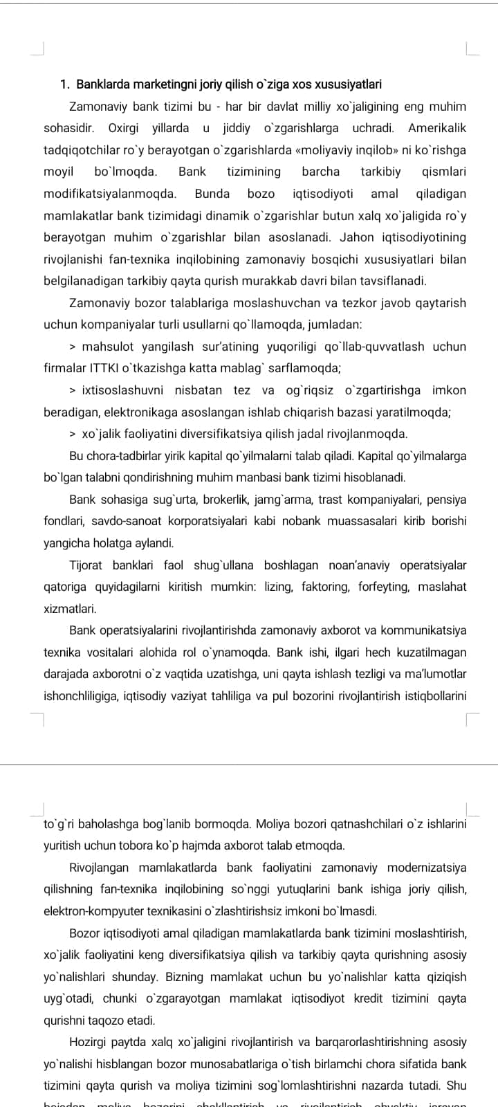 Bank marketingi