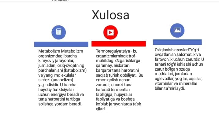 To'g'ri ovqatlanish asoslari