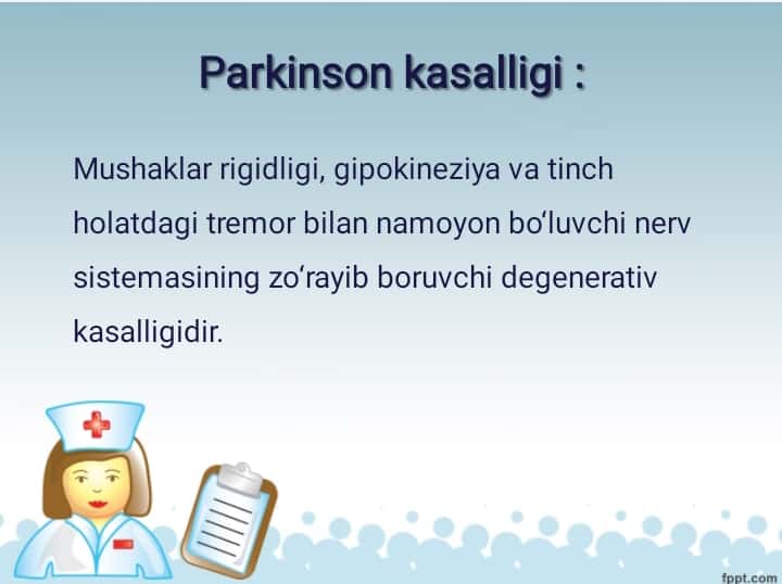 Parkinson ppt