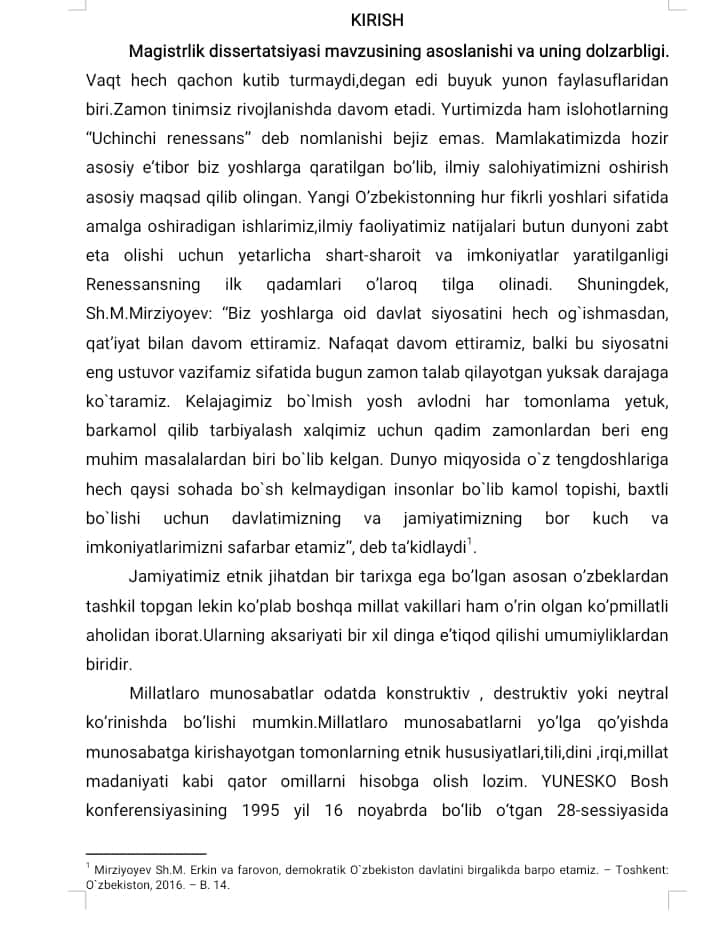 MILLATLARARO MUNOSABATLARNI MUSTAHKAMLASHNING DINIY VA IJTIMOIY-PSIXOLOGIK OMILLARI